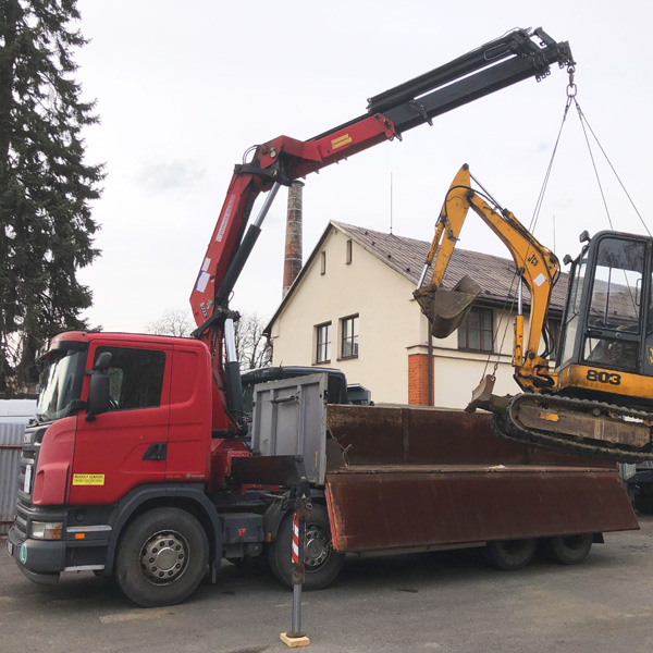 Scania R420 8x4 HMF 3000
